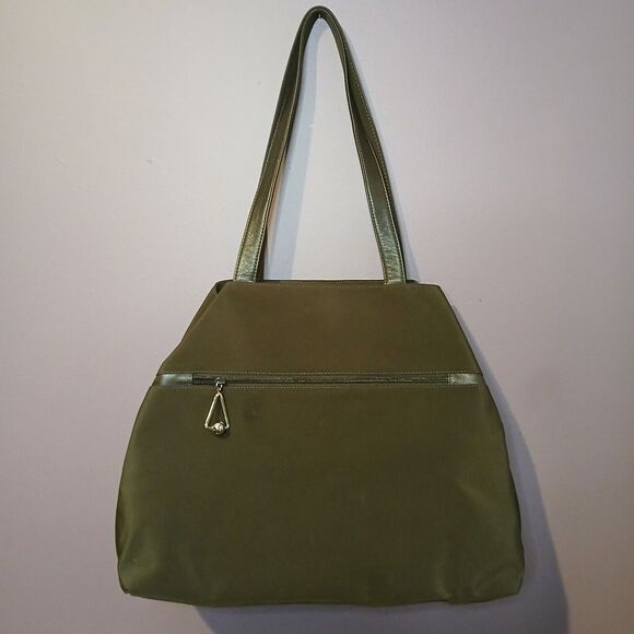Americana By Sharif Brown Tote Bag Oversized Slouch Tote‎ Purse Leather Handles - Picture 1 of 16